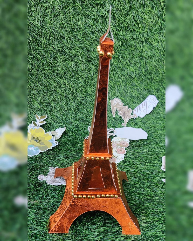 Handmade Paper Eiffel Tower Photo Gift image 2